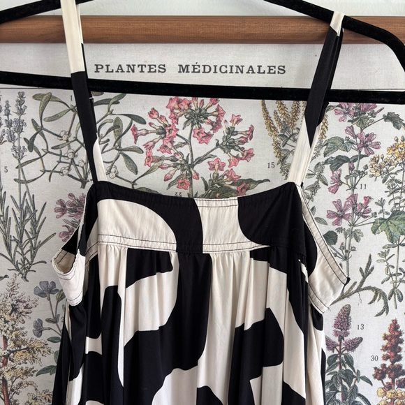 Abel The Label Black and White Abstract Maxi Dress XS - Picture 2 of 7